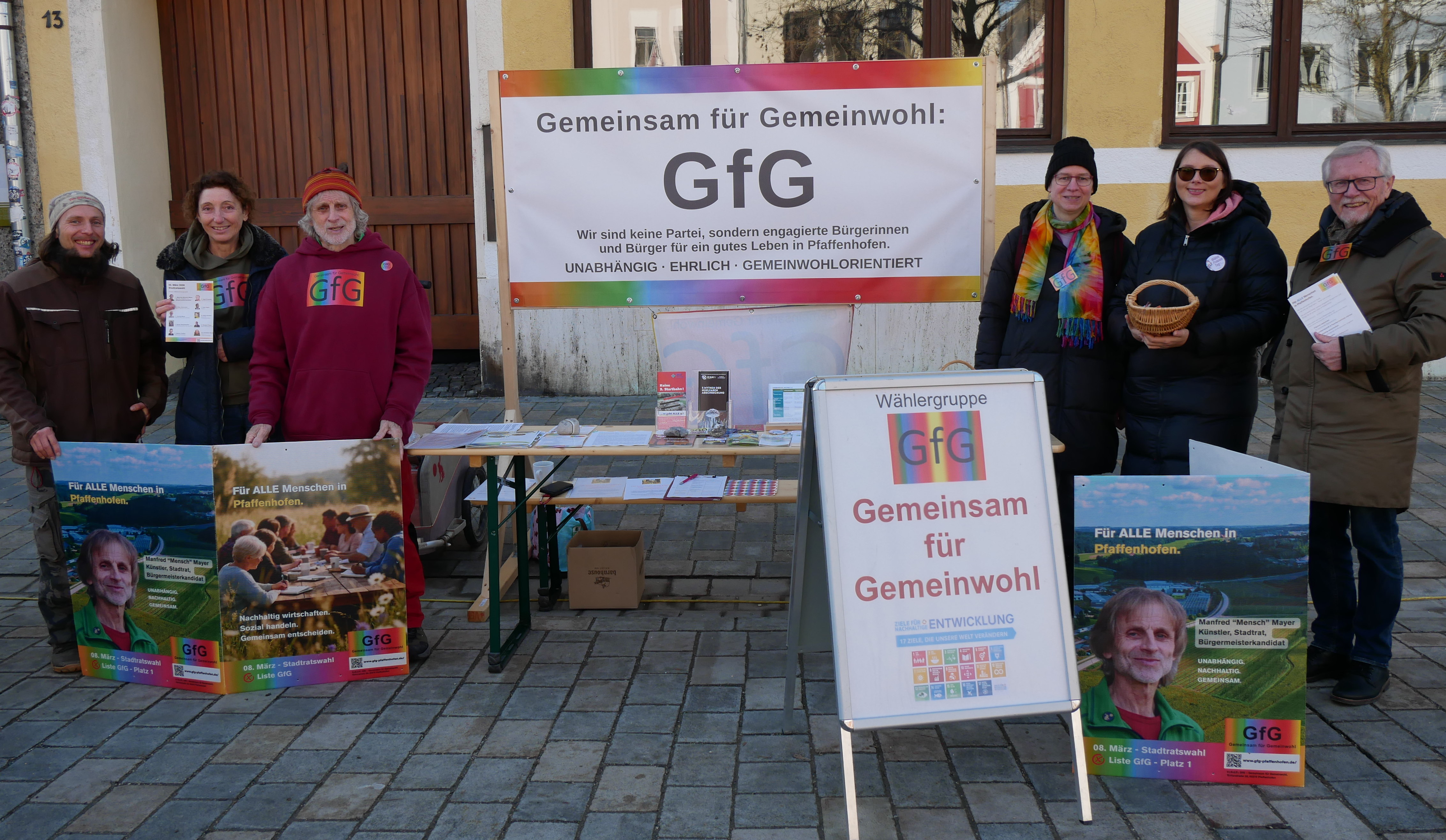 Wochenmarkt am 28.02.2026 - der PK war auch vor Ort