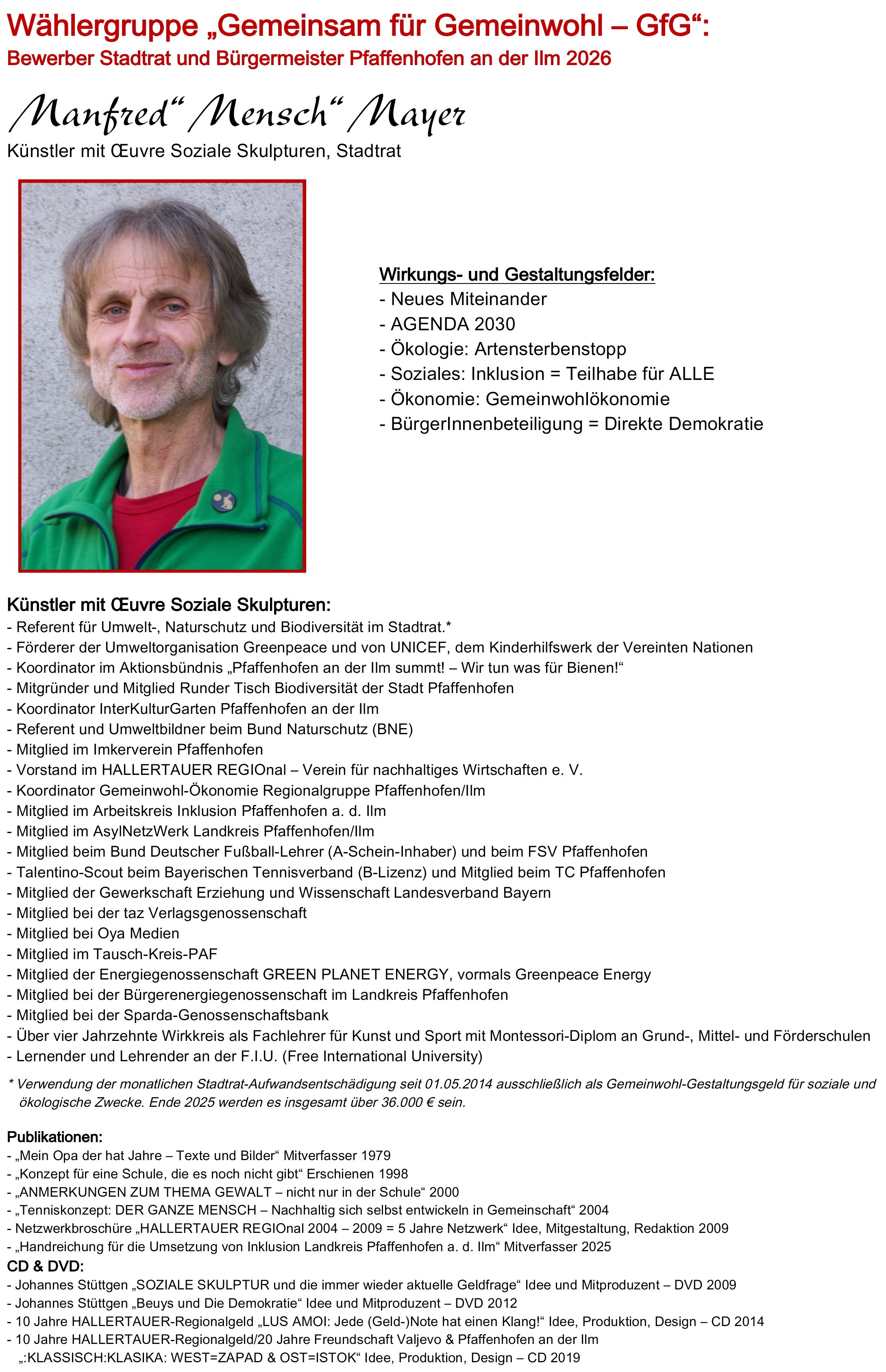 Bürgermeisterkandidat